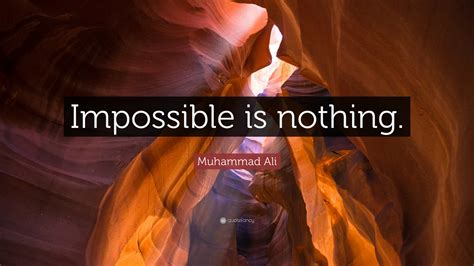 impossible is nothing quote.